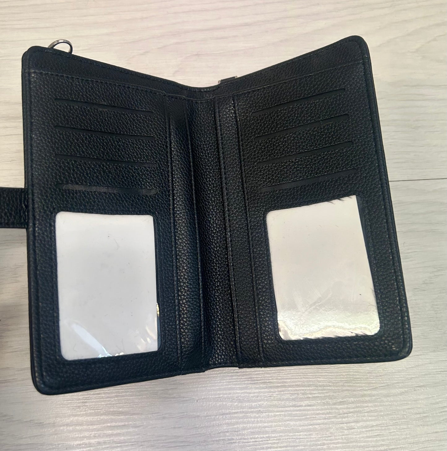 Black wallet phone bag