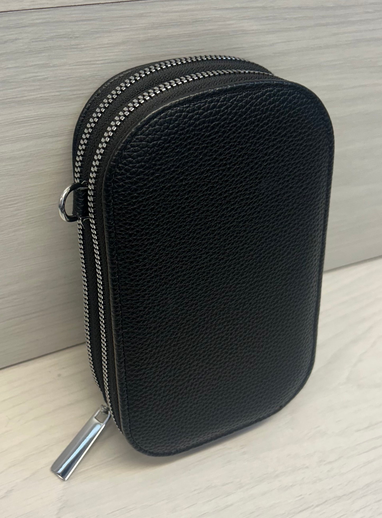 Double zip phone bag