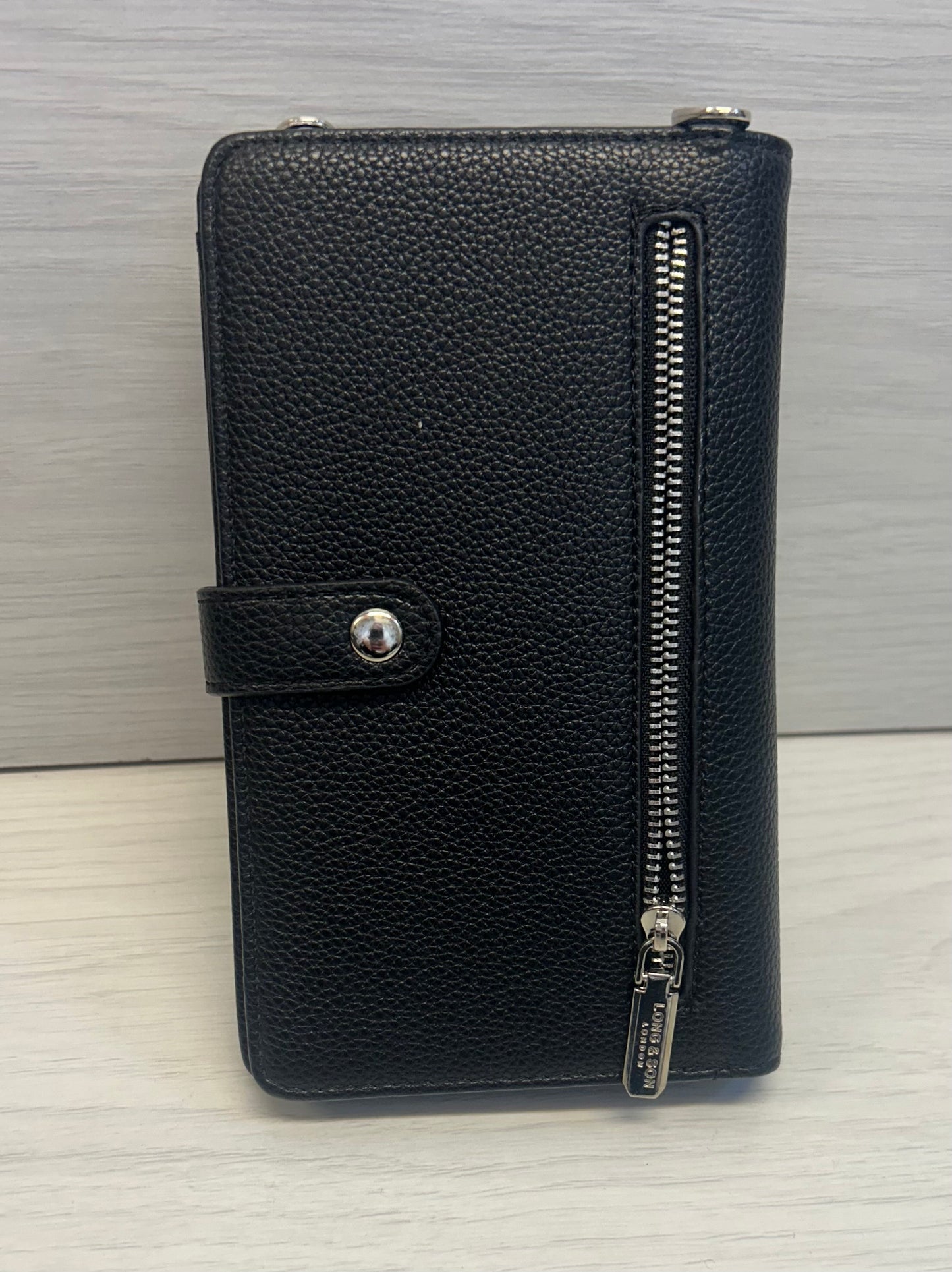 Black wallet phone bag