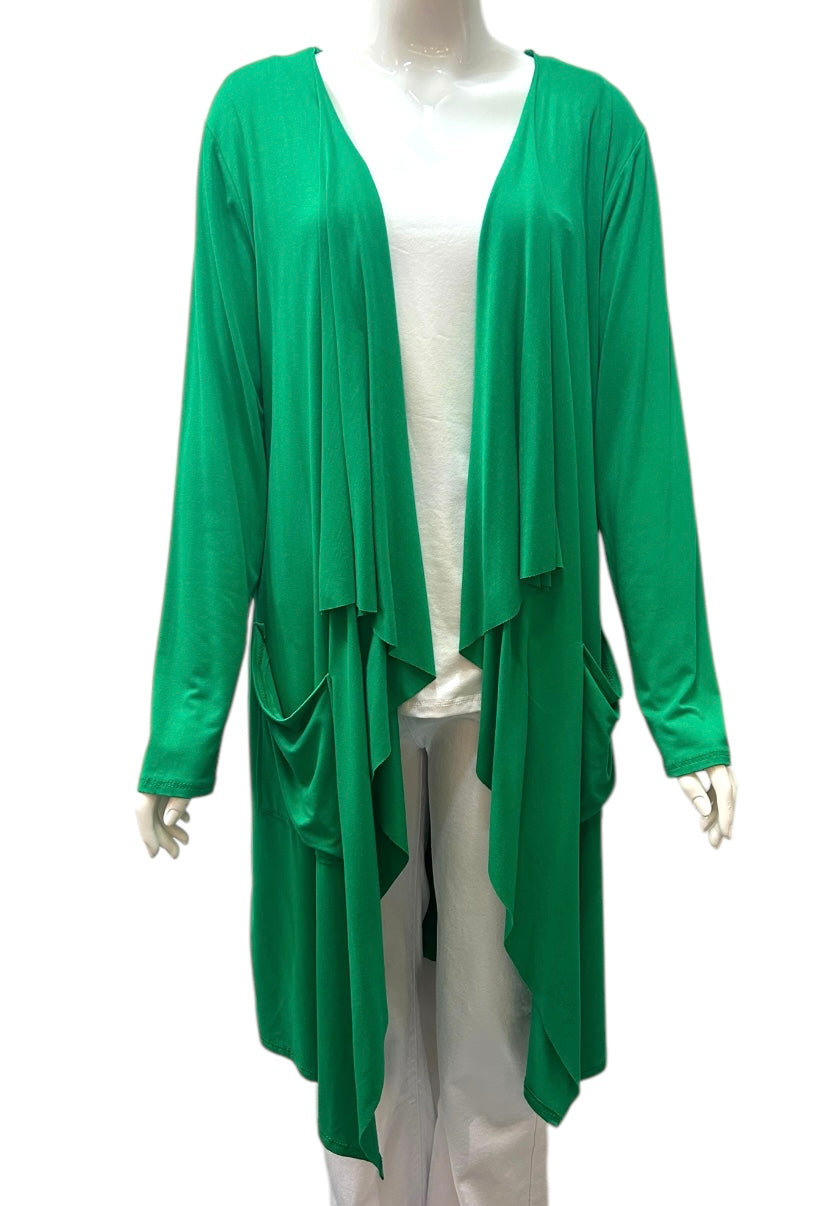 Green waterfall jacket
