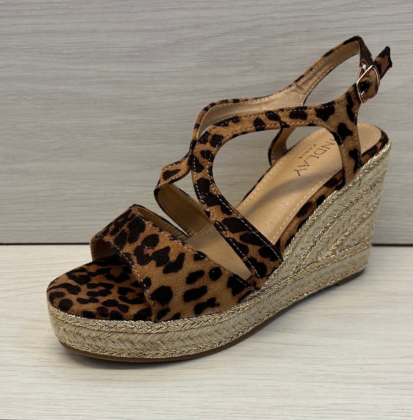 Leopard Wedges