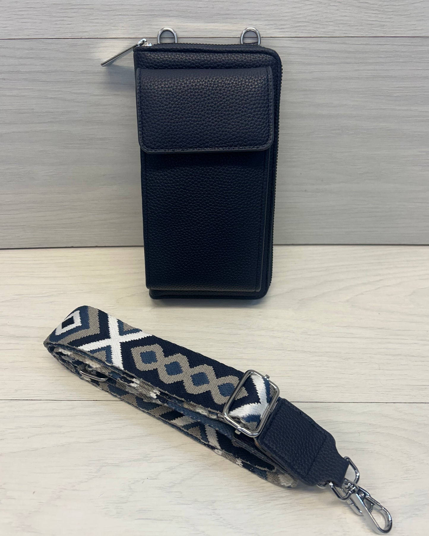 Navy phone bag