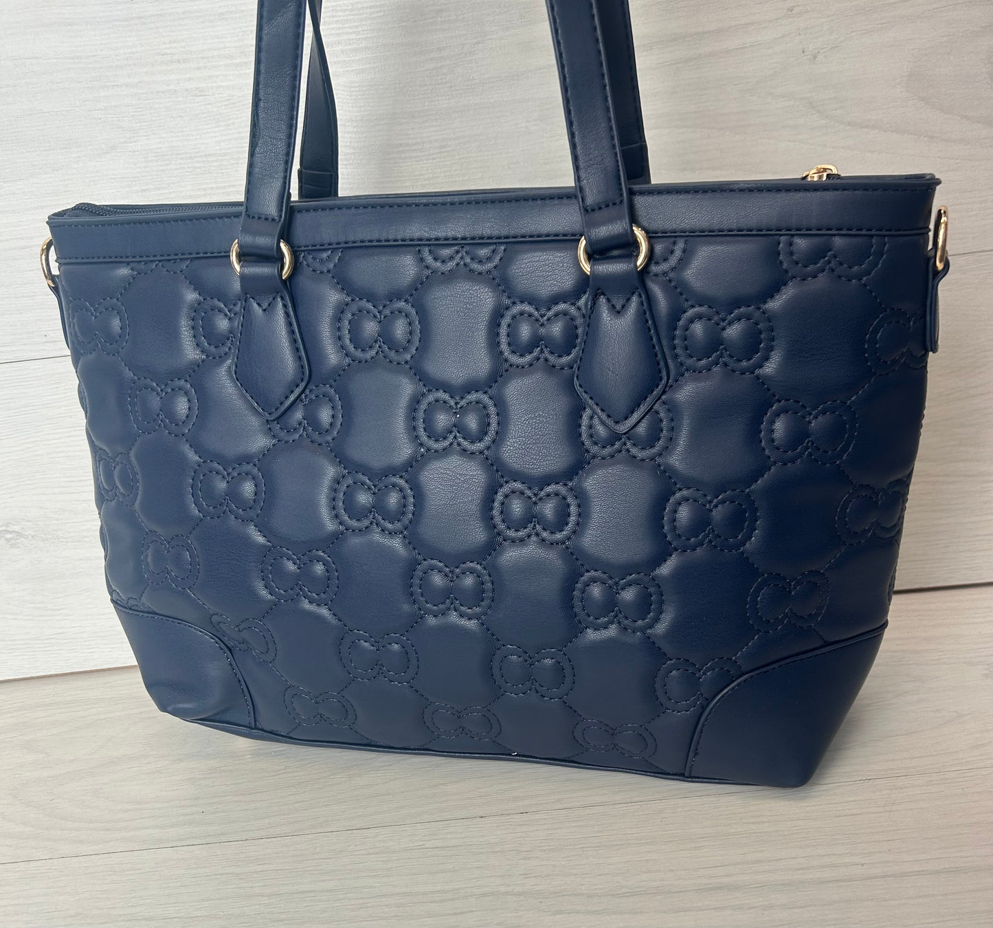Navy CC tote bag