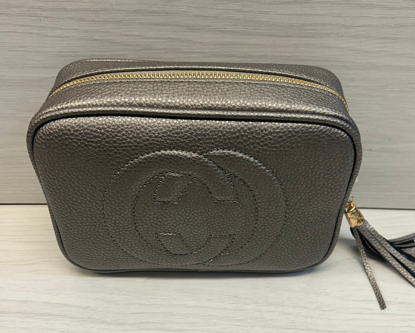 Pewter CC camera bag