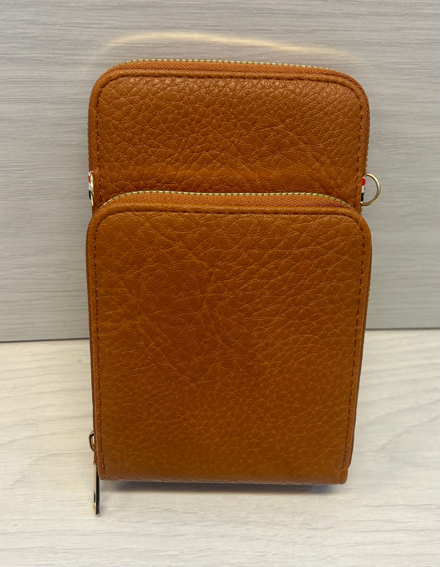 Tan phone bag
