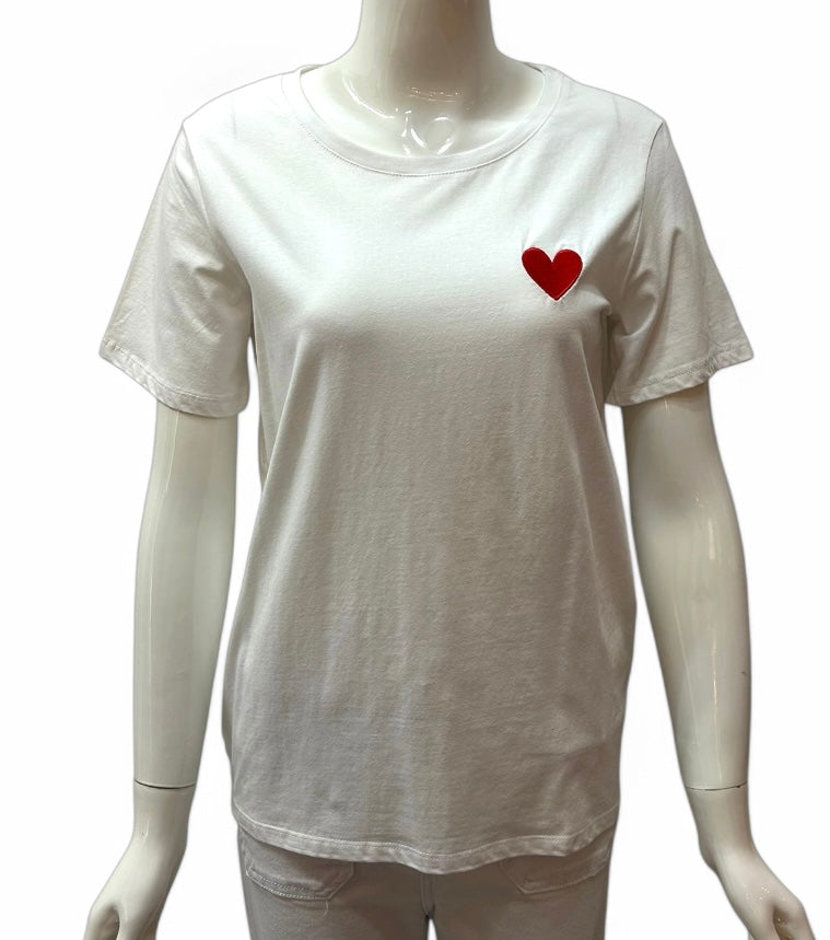 Red heart T-shirt
