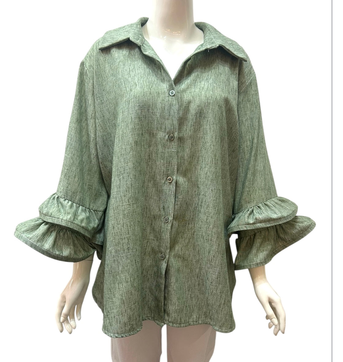 Linen look Shirt
