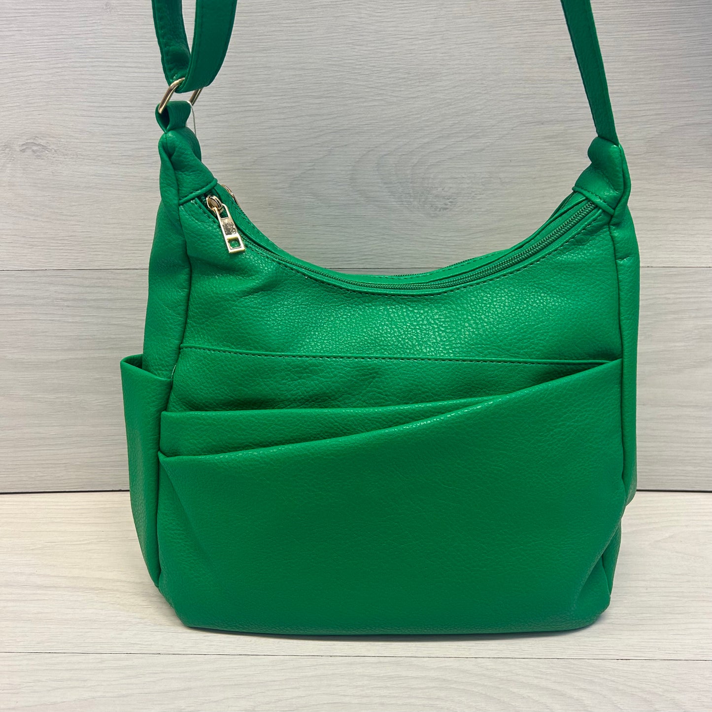 Green slouch bag