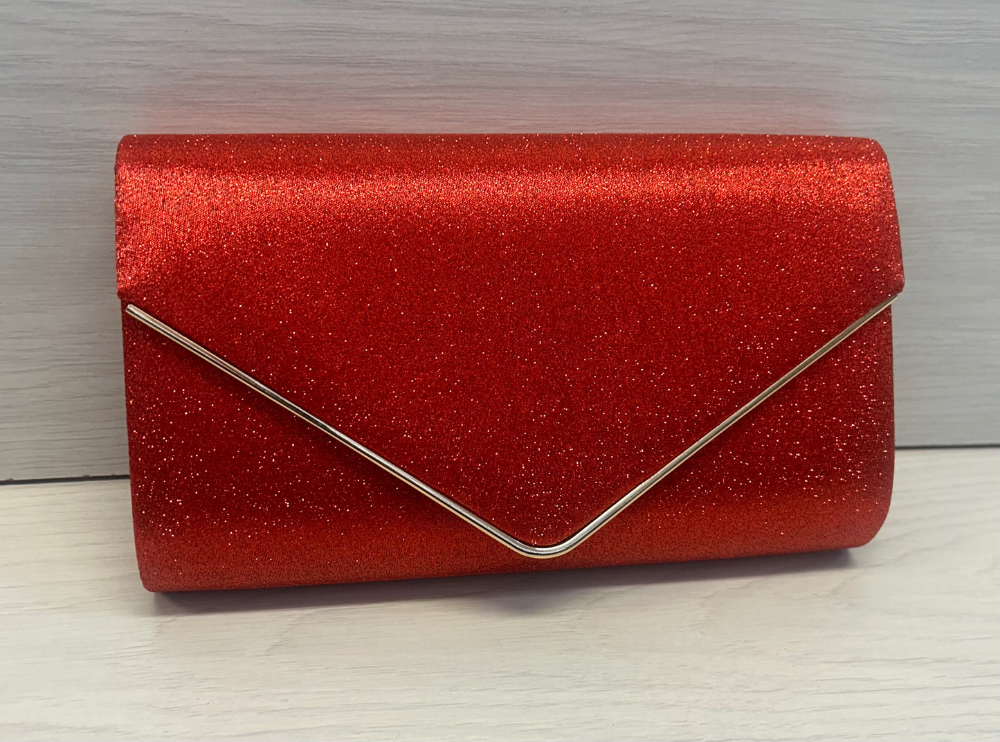 Red glitter Clutch