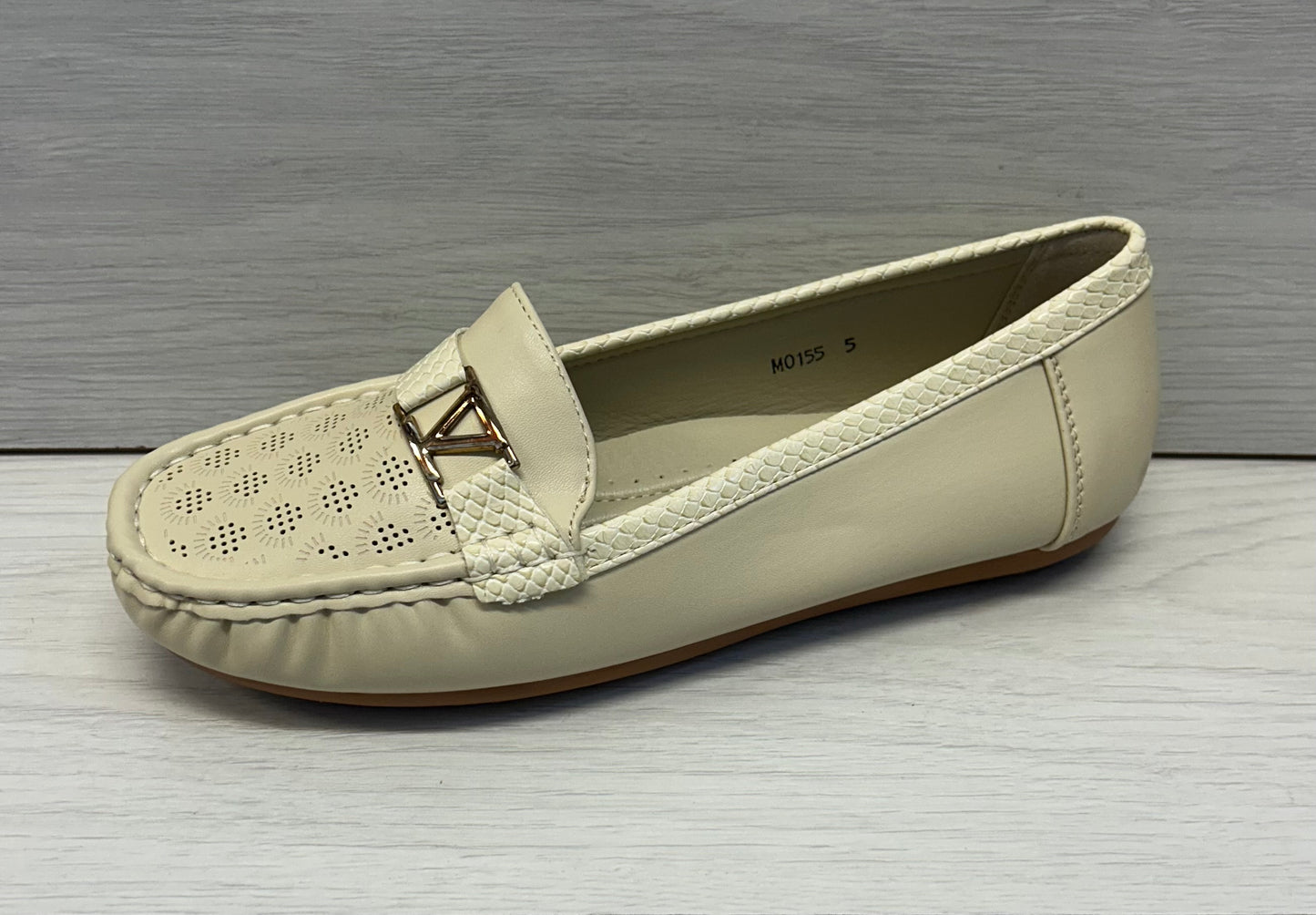Beige mock