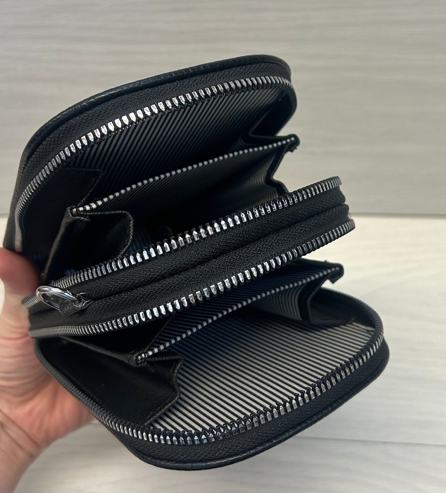 Double zip phone bag