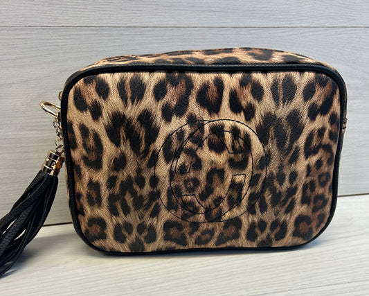 Leopard camera bag