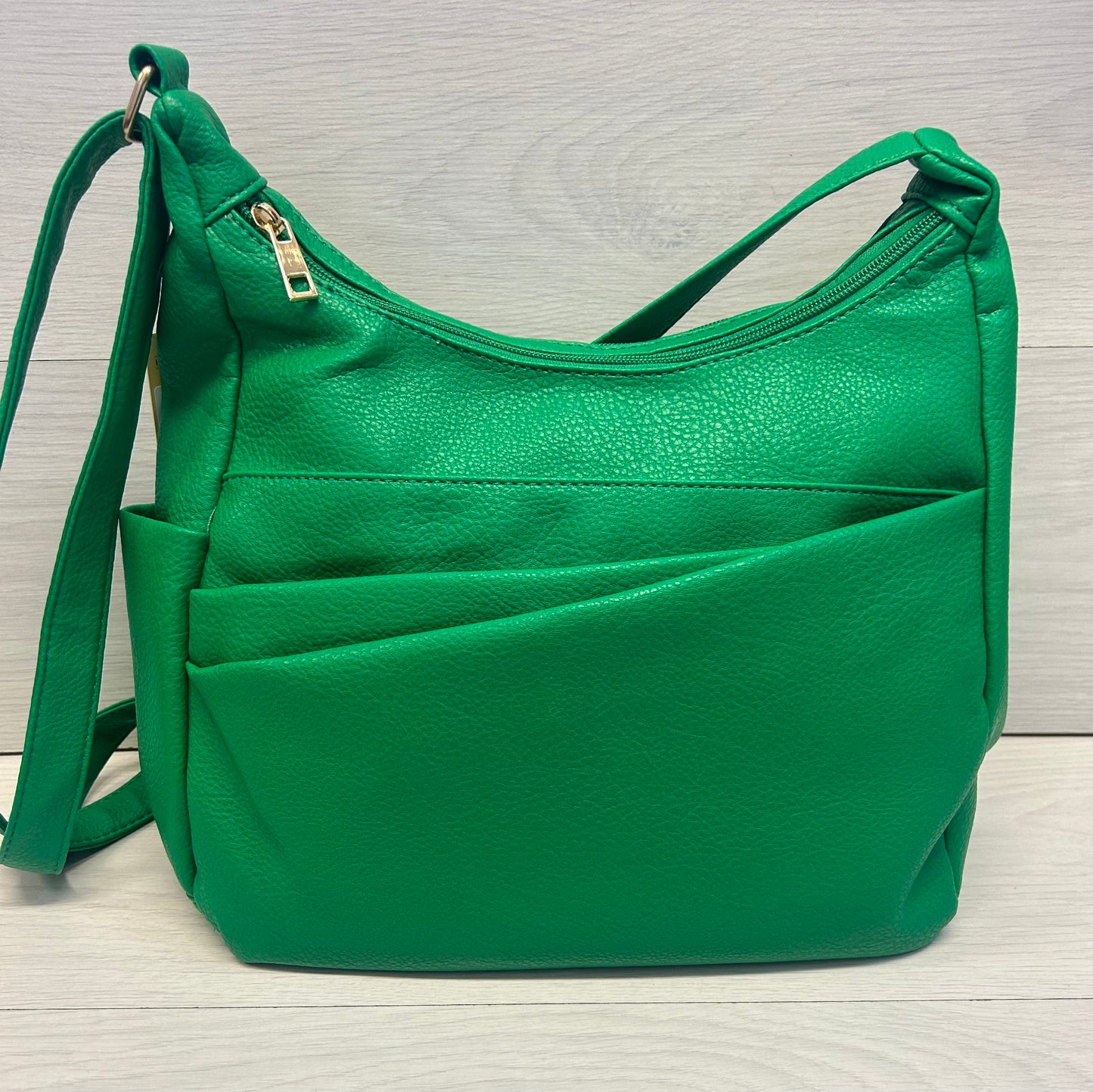 Green slouch bag
