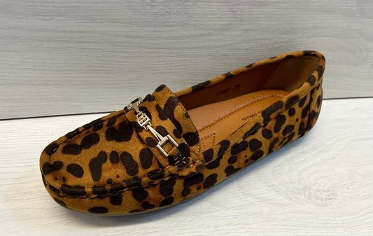 Leopard suede mocks