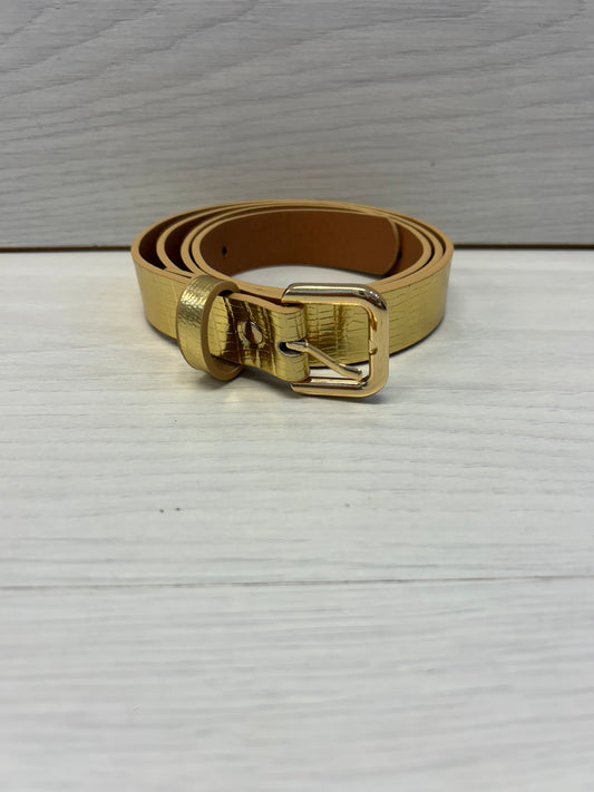 Gold Croc Belt
