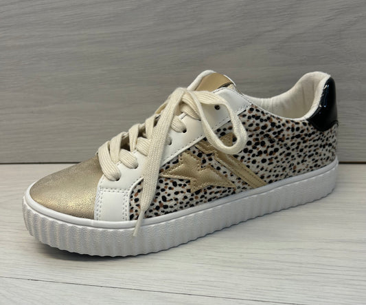 Leopard/Gold trainer