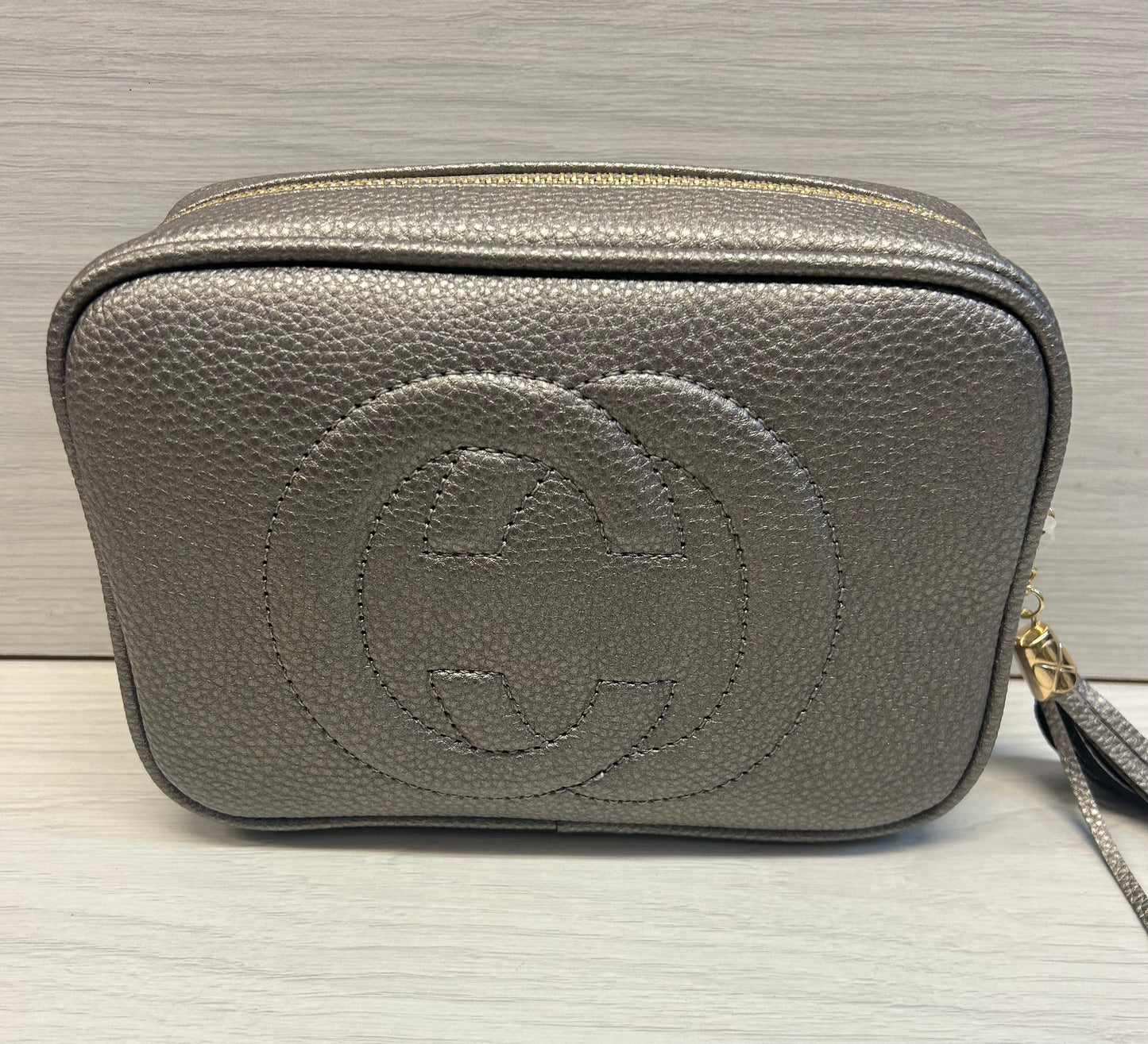 Pewter CC camera bag