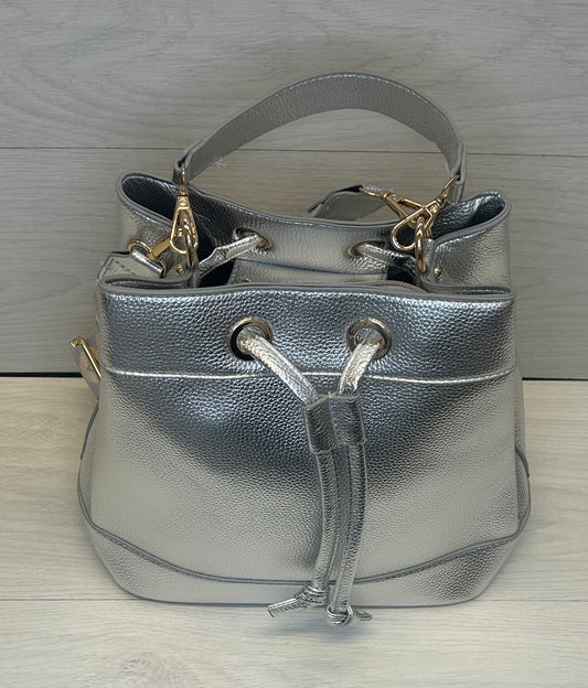 Silver Bucket bag