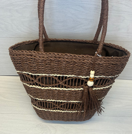 Brown basket Bag