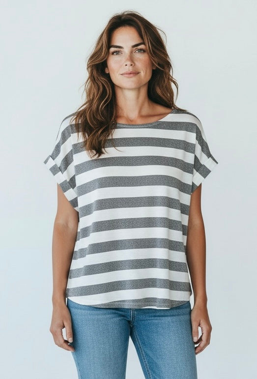 Grey stripe Tshirt