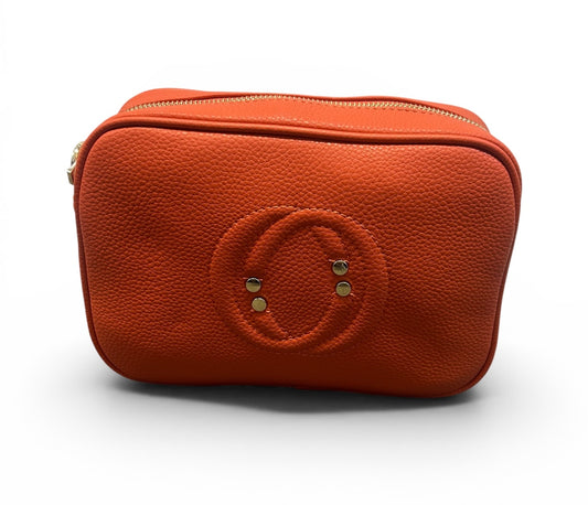 Orange ‘OO’ camera bag