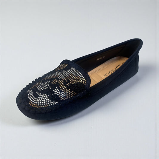 Black diamanté mocks