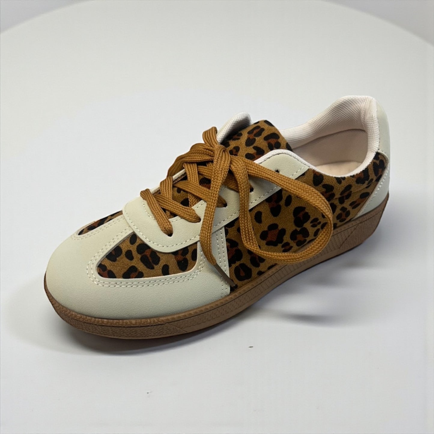 Leopard print trainer